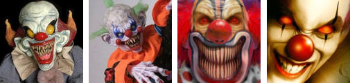 Some scary clowns