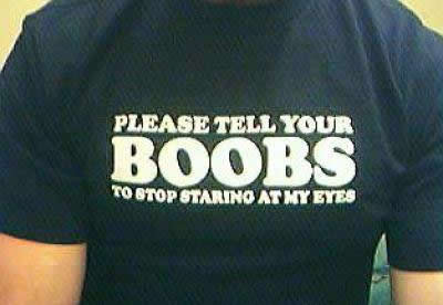 Some T-shirts with funny sayings