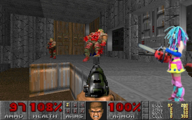 For all who played Doom 2.  Had a bit of free time and was curious how it'd turn out.