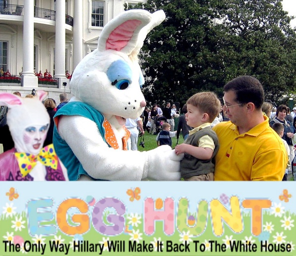 The only way Hillary is coming back to the White House

