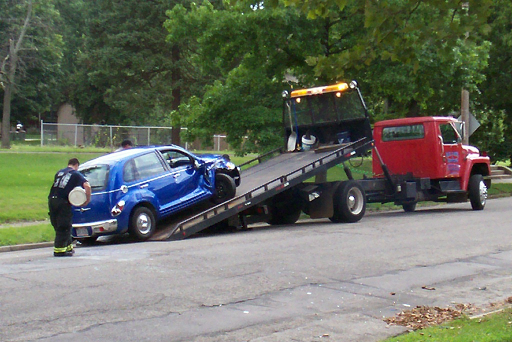 Wreck in front of my House