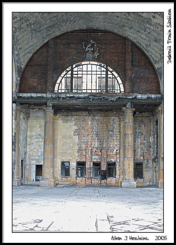 abandondoned detroit train station