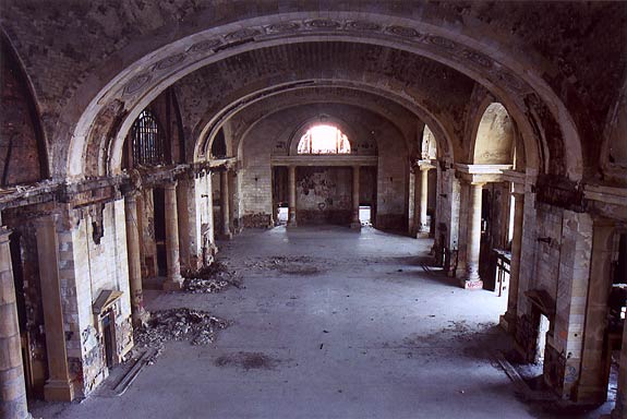 abandondoned detroit train station