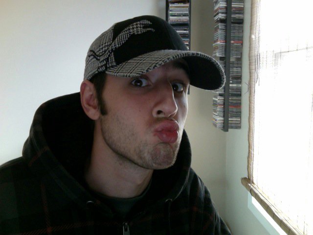 Me doing my sexy duckface pose.