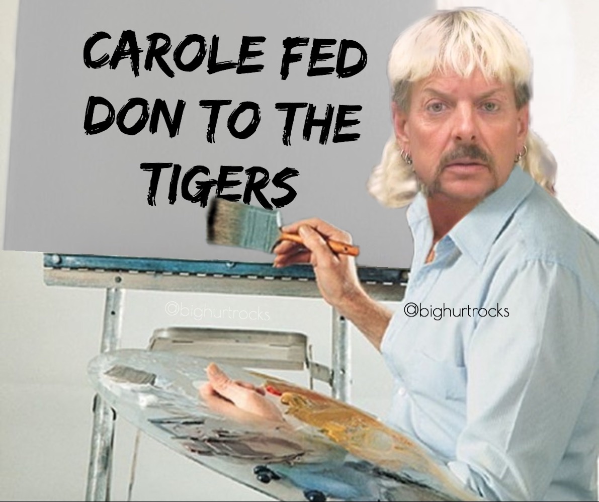 bob ross black metal - Carole Fed Don To The Tigers