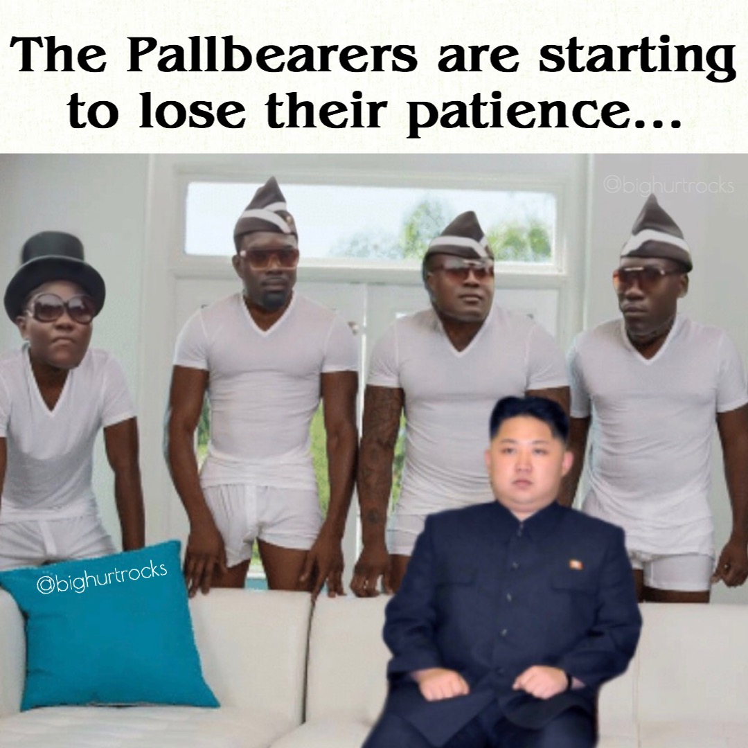 1 girl 5 niggers - The Pallbearers are starting to lose their patience...