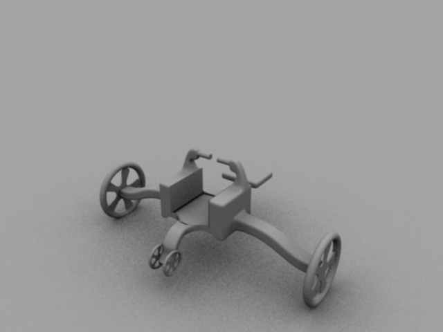 Strange 3D Vehicle Concept