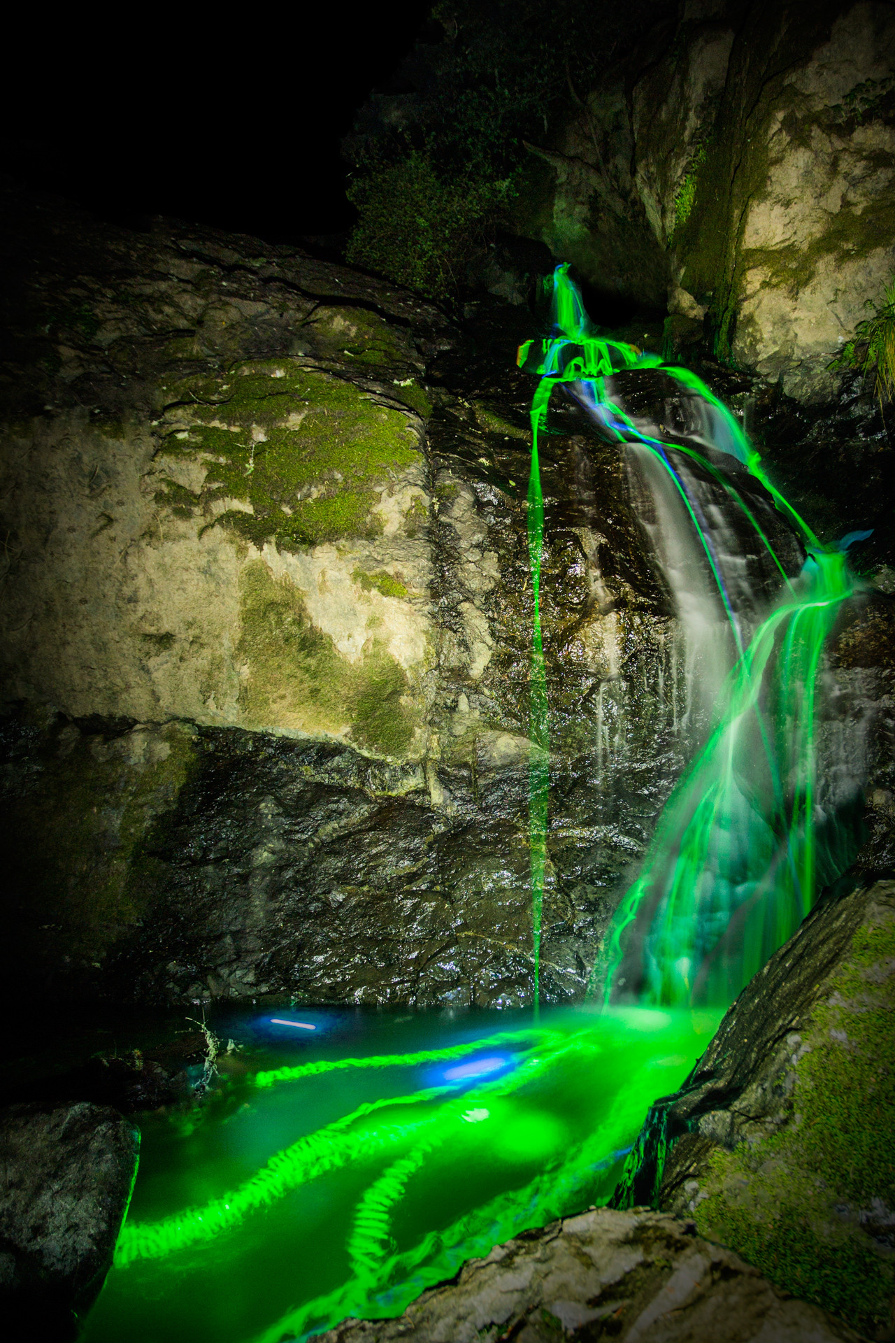 Neon Waterfalls