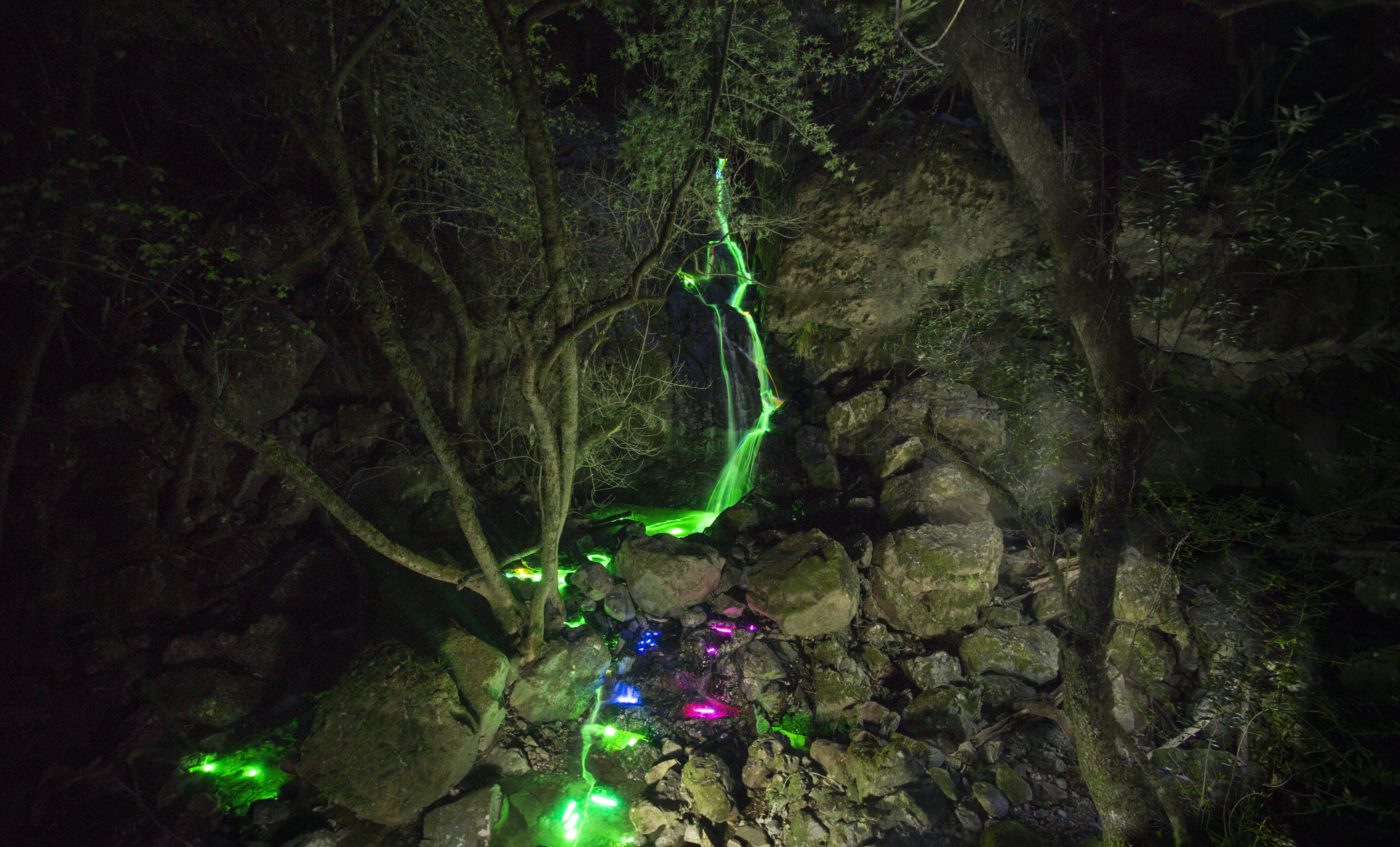 Neon Waterfalls