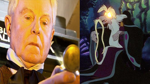 Acclaimed stage actor, Derek Jacobi, who "Doctor Who" fans might recognize from his role as Professor Yana The Master also played Nicodemus in the classic animated film, "The Secret of Nimh".  Whovians might also be interested to know he played The Master in several audio plays for Doctor Who prior to the series reboot in 2005.