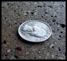 Superglue coins to the ground outside.