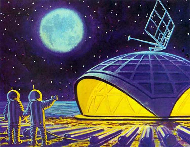 The Moon Station Dome, by Andrei Sokolov