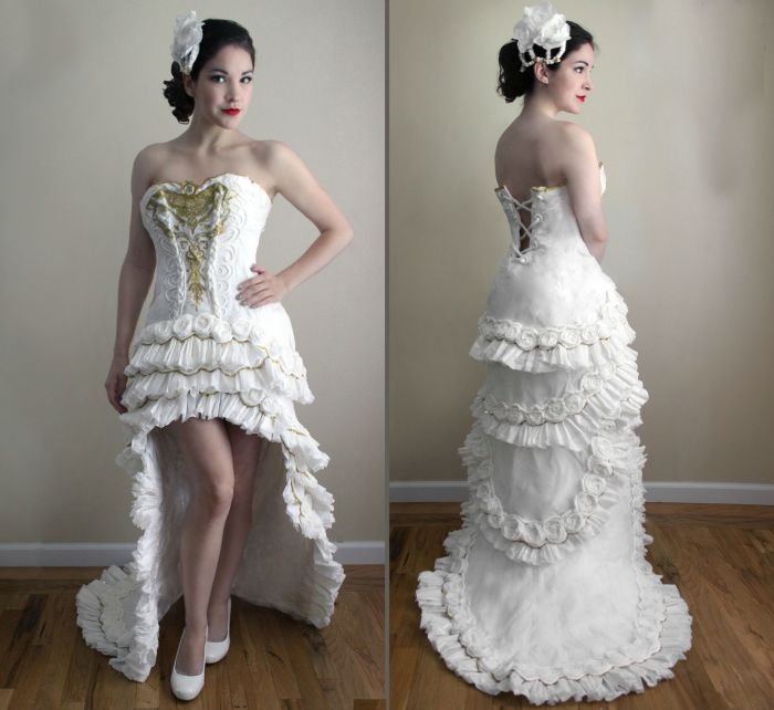 Toilet Paper Wedding Dress