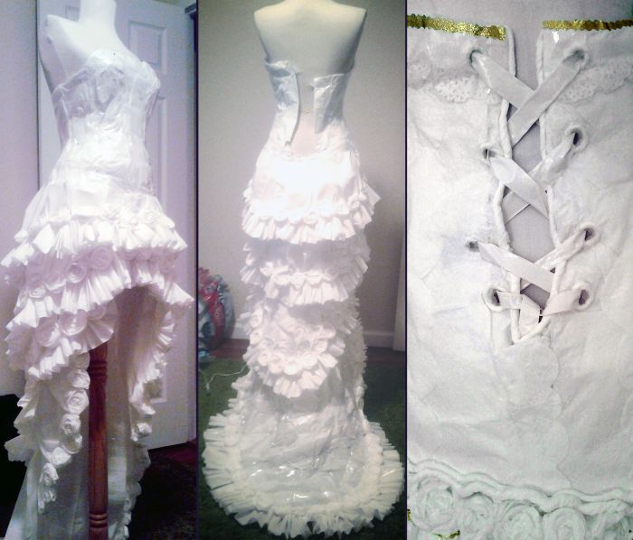 Toilet Paper Wedding Dress