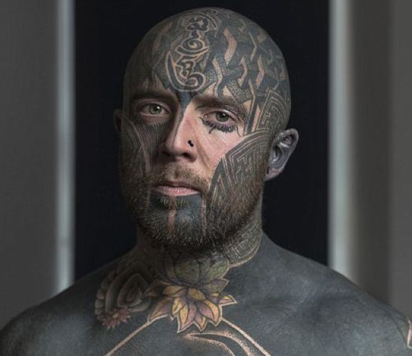 Mark Leavers Intense Collection Of Tattooed Faces
