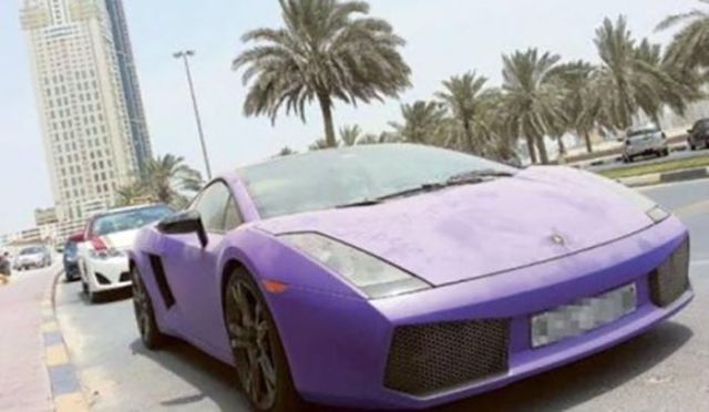 So in Dubai, the number of Abandoned Luxury Cars lying around is kind of a Problem.