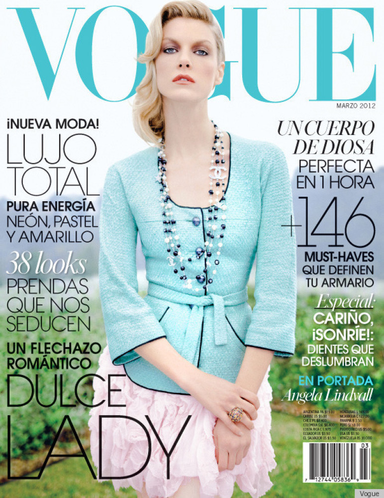 Nice work, Vogue. Youve taken an otherwise beautiful woman and made her look like this. Thats just downright creepy.