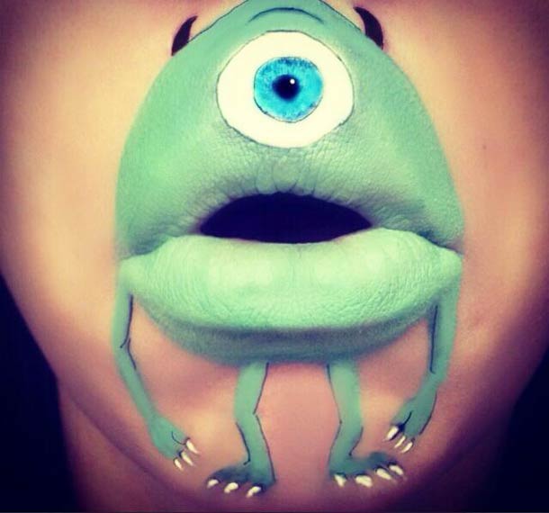 Makeup Artist Transforms Her Mouth Into Cartoon Characters