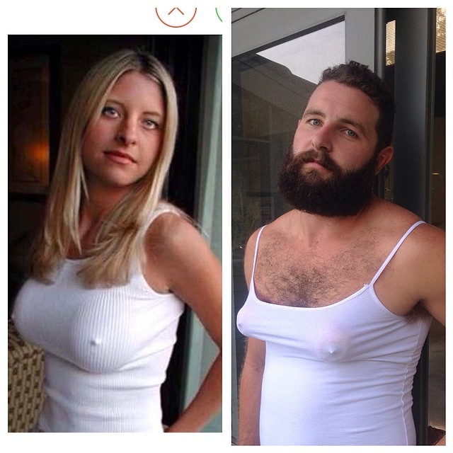 Guy Recreates Girls' Tinder Profile Pics