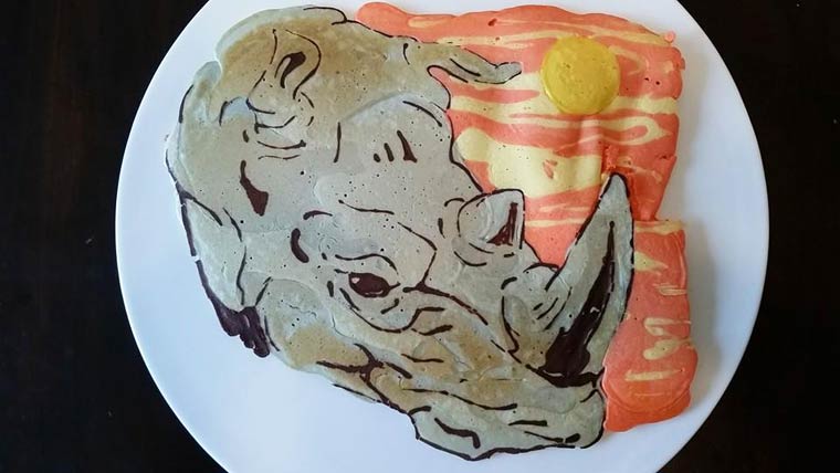 Creative Dad Prepares His Kid Awesome Pancakes