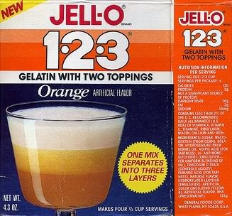 First of all, we knew the only time we got Jell-O was when our mom forgot to go to the grocery store, so it wasn't an exciting event. Just because you layered it doesn't make it any more exciting.