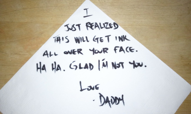 These Lunch Box Napkin Notes Are Nothing Short Of Brilliant