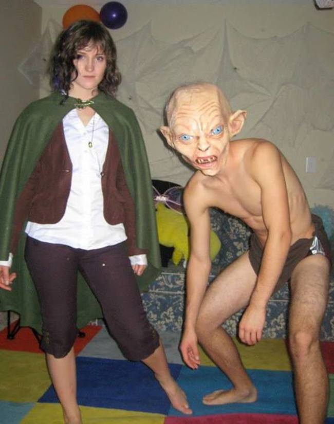 Frodo and Gollum