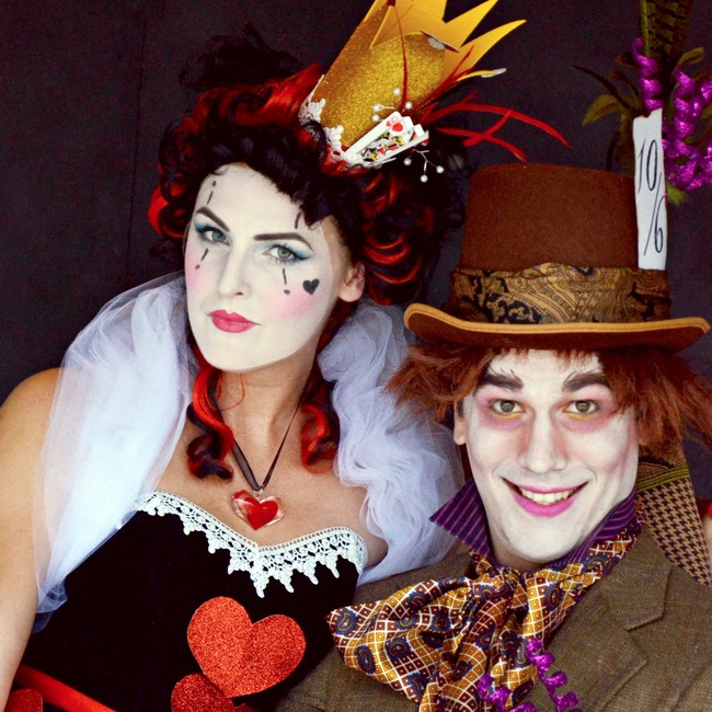 The Queen of Hearts and the Mad Hatter