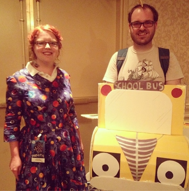 Ms. Frizzle and the Magic School Bus