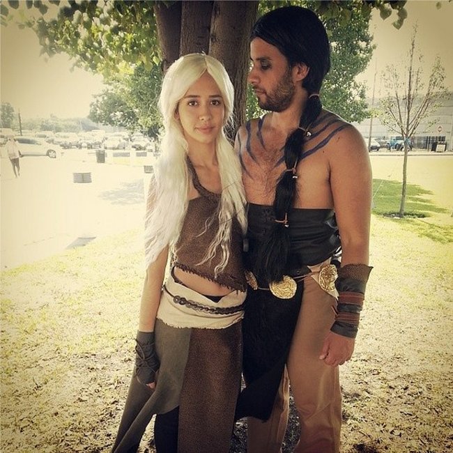 Khaleesi Daenerys Targaryen and Khal Drogo