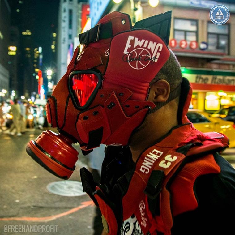 Sneakerhead - An artist transforms his sneakers into impressive masks