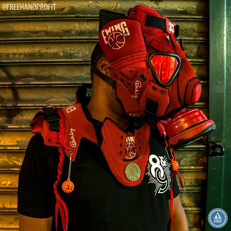 Sneakerhead - An artist transforms his sneakers into impressive masks