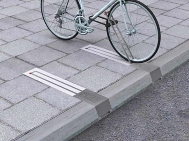 Bike racks that don't take up sidewalk space.