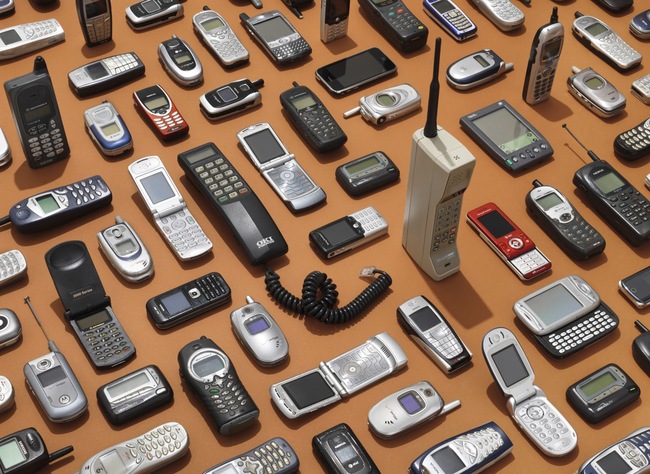 Cell Phones - Carsten Tews from Germany has 1,563 different mobile phones.