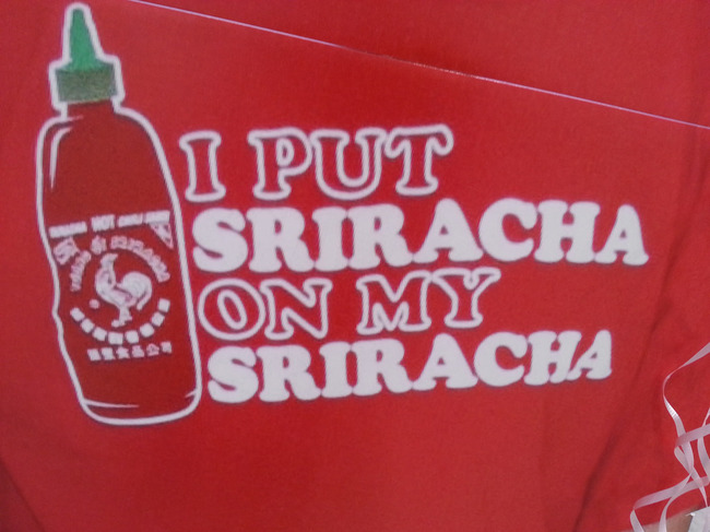 Whoever tops their Sriracha with Sriracha.