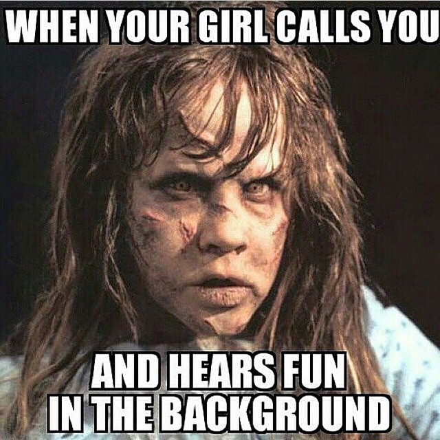 linda blair - When Your Girl Calls You And Hears Funt In The Background