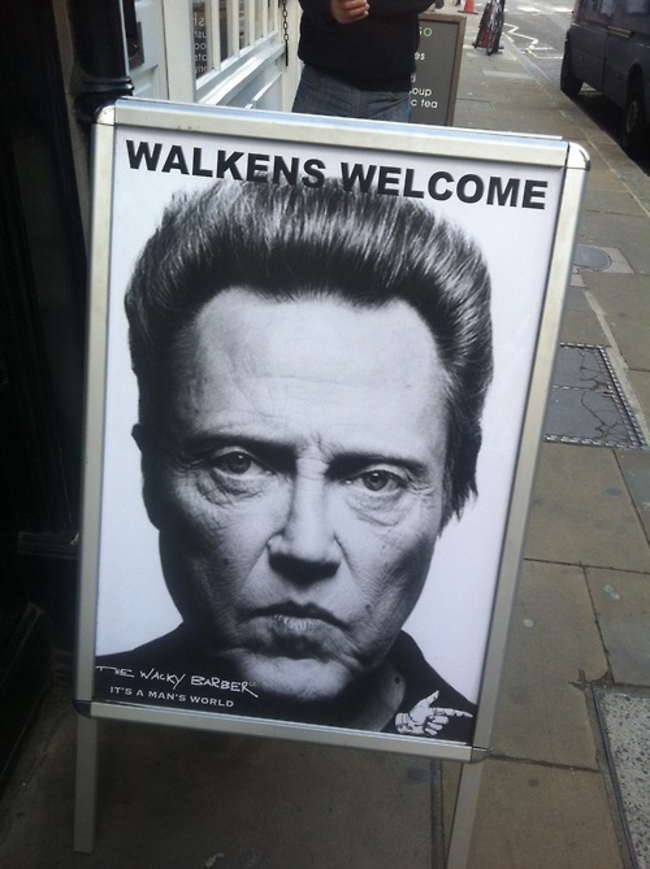 poster - oup C tog Walkens Welcome ne Wacky Barber It'S A Man'S World