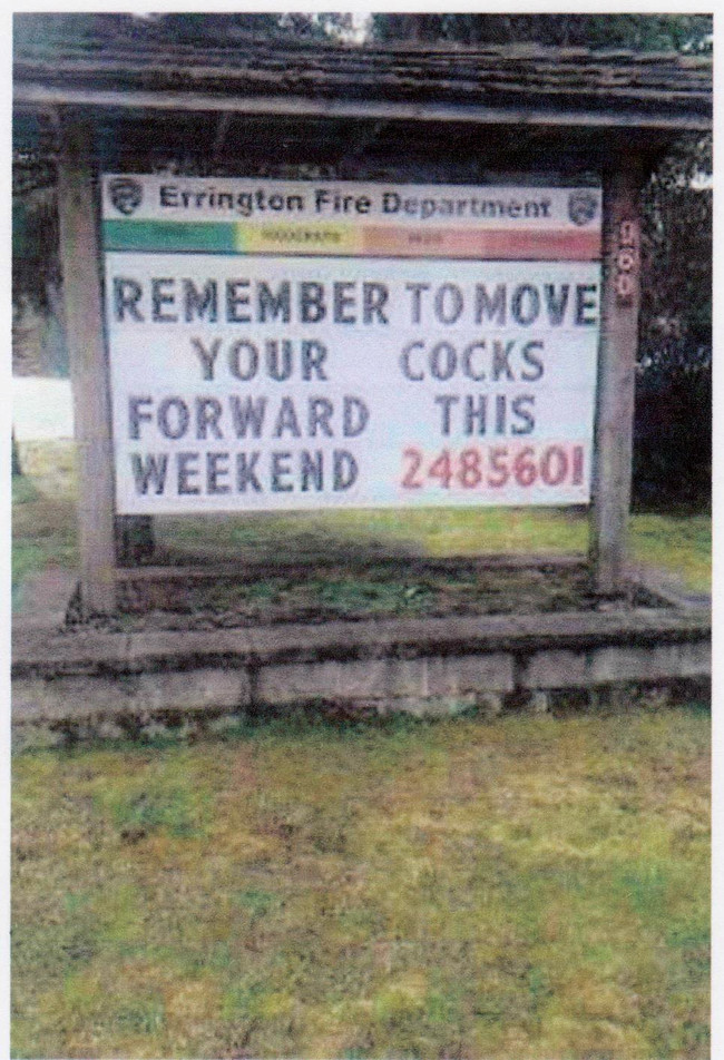 move your cocks forward - 1 Errington Fire Department 6 Iremember To Move Your Cocks Forward This Weekend 2485601