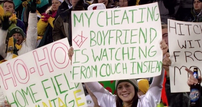 funny signs to make for soccer teams - My Cheating Boyfriend Hitc I Wit Vols Watching Frc M From Couch Instead HoHi Bo