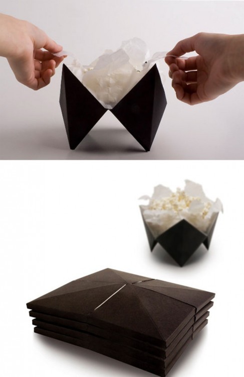elegant popcorn container