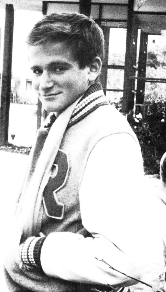 Robin Williams as a senior at Redwood High School. [1969]-Williams was voted "Least Likely To Succeed" while at the school. When the school asked him back to speak to students, he refused, saying it was some of the worst times of his life.