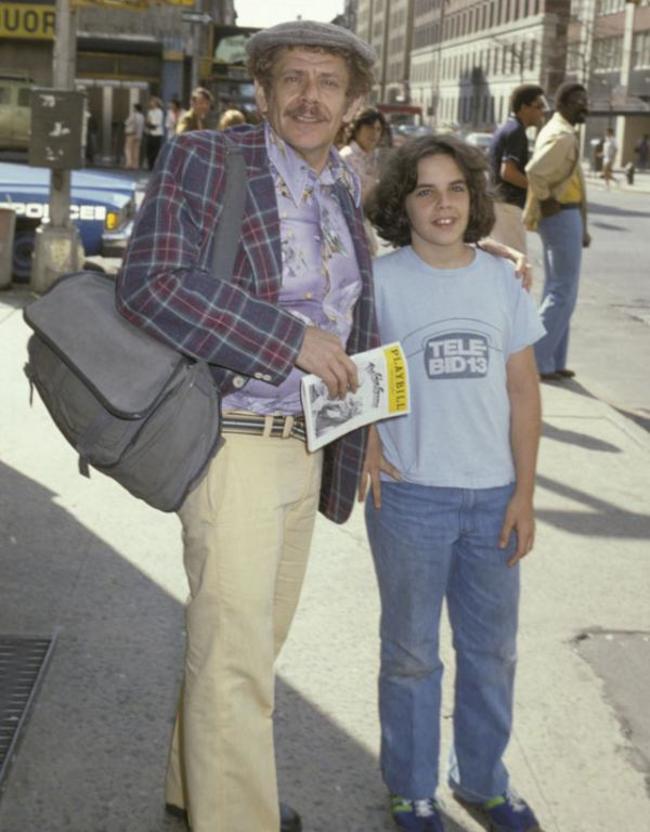 Jerry Stiller and his son, Ben Stiller, on a trip to New York. [c. 1978]