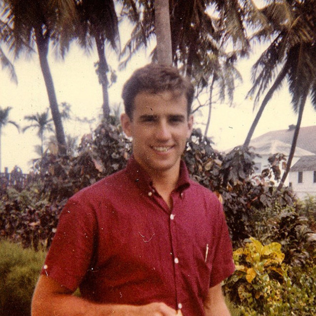 A youthful 26-year-old Joe Biden. [1964]-