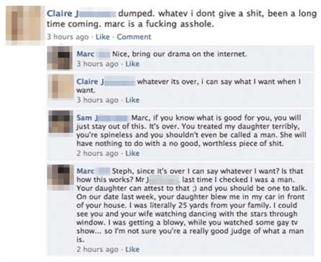 20 Breakups That Went Down On Facebook