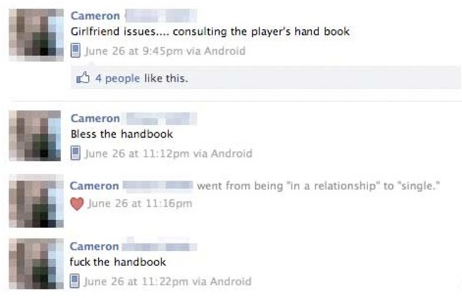 20 Breakups That Went Down On Facebook