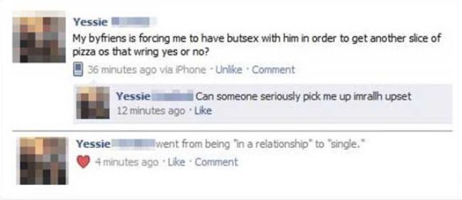 20 Breakups That Went Down On Facebook