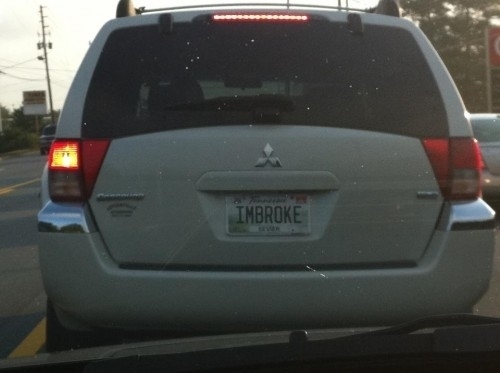 30 Awesomely Funny Vanity Plates