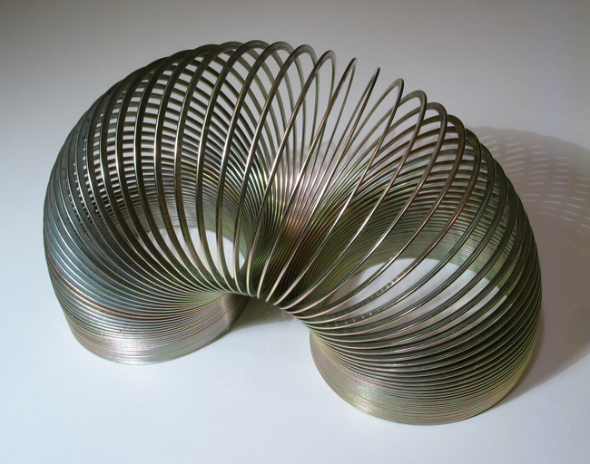 Slinky- In 1943, Richard Jones, a naval engineer, was trying to figure out a way to employ springs aboard navy ships to keep sensitive instruments from bouncing around. He accidentally dropped one of them, and to his amusement — and that of kids everywhere for generations to come — the spring immediately righted itself and landed upright on the floor.
