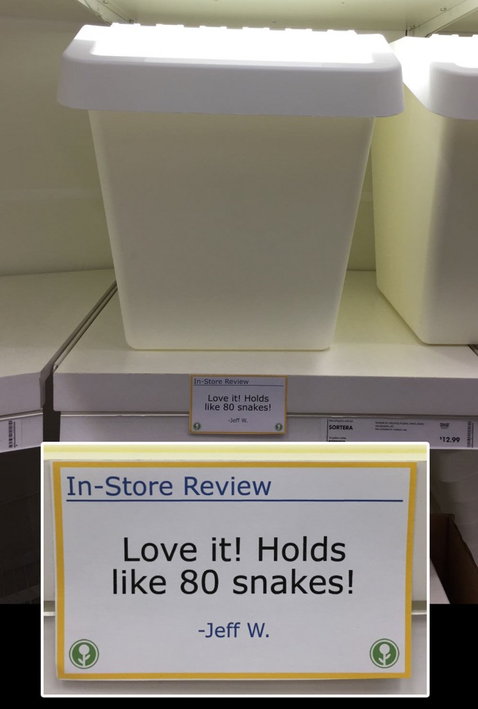 Guy Trolls IKEA by Planting Fake In-Store Reviews All Over The Store