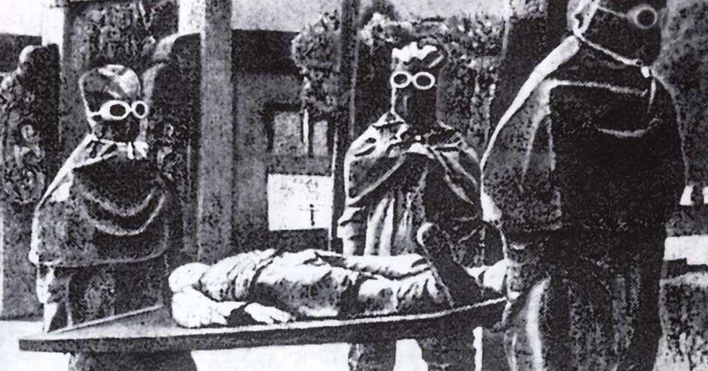 Unit 731-
“Prisoners had limbs amputated in order to study blood loss. Those limbs that were removed were sometimes re-attached to the opposite sides of the body.”
